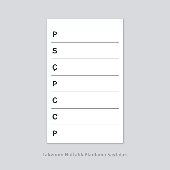 Haftalık Planlamalı Atatürk Takvimi Atatürk Masa Takvimi 2026 Takvim ve Haftalık Planlama İkisi Bir Arada - 4