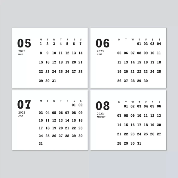 2026 Takvim, Kırmızı Sert Üçgen Ayak, 2026 Masa Takvimi - Resim 3