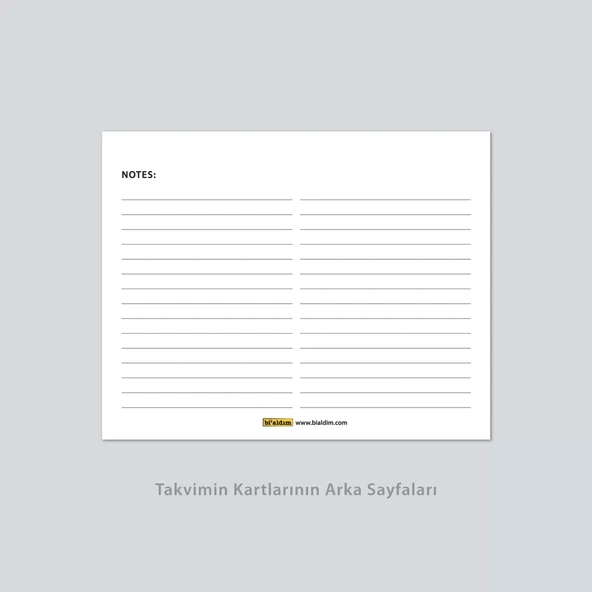 Aylık Planlamalı 2026 Masa Takvimi, 2026 Takvim, Kırmızı Üçgen Takvim - Resim 6