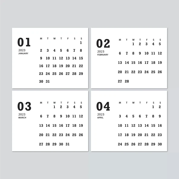 2026 Takvim, Kırmızı Sert Üçgen Ayak, 2026 Masa Takvimi - Resim 2