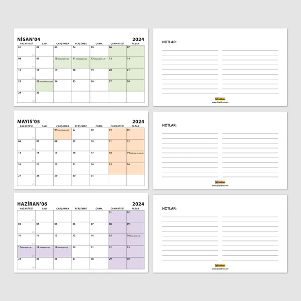 2026 Takvimi, Aylık Planlama, 2026 Masa Takvimi, 2026 Calendar, Monthly Planning, 2026 Desk Calendar - Resim 5