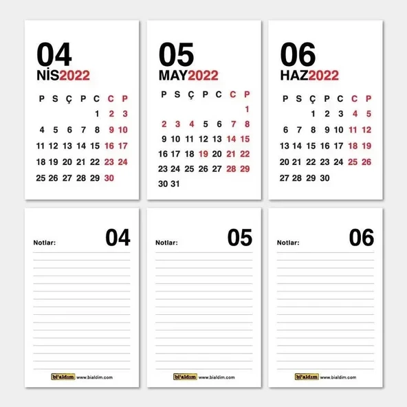 Haftalık Planlayıcı 2026 Masa Takvimi Kraft - Resim 3