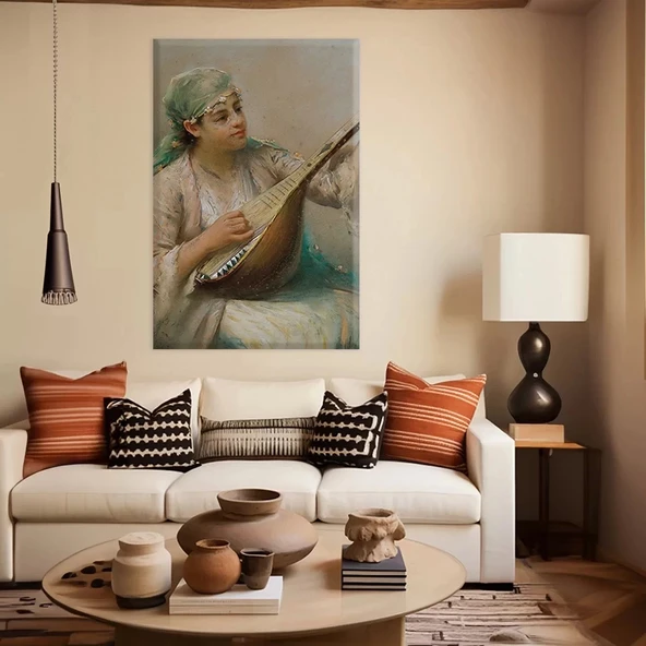 Nağme Ustası Kanvas Tablo - Resim 2