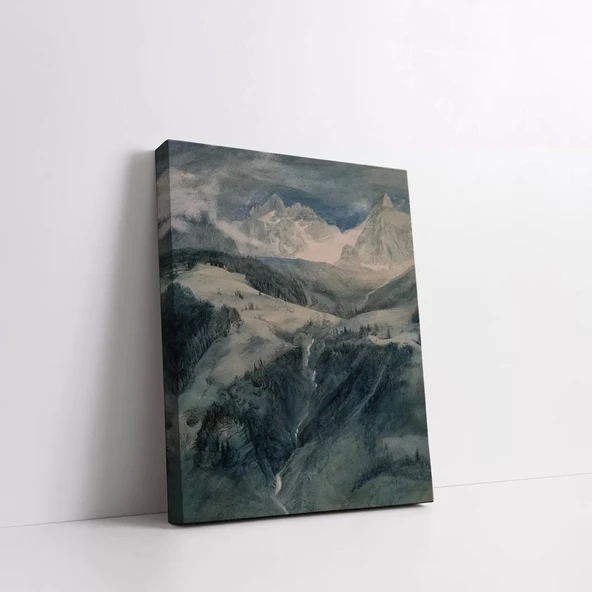 Dağların Mağrurluğu Kanvas Tablo - Resim 3