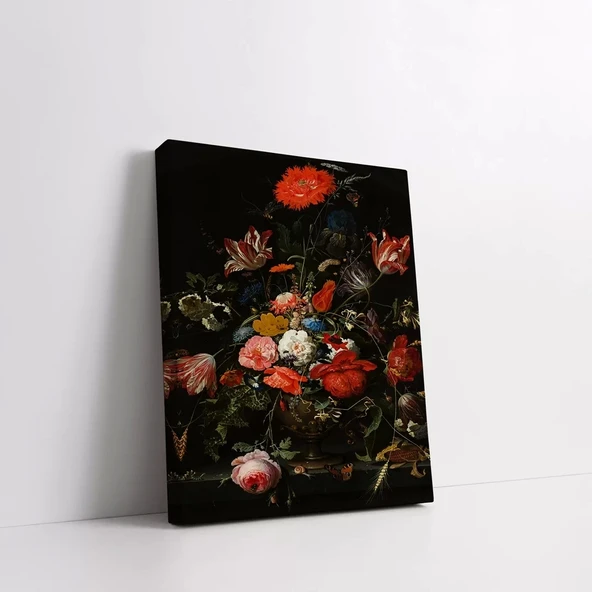 Kırmızı Ahenk Kanvas Tablo - Resim 3