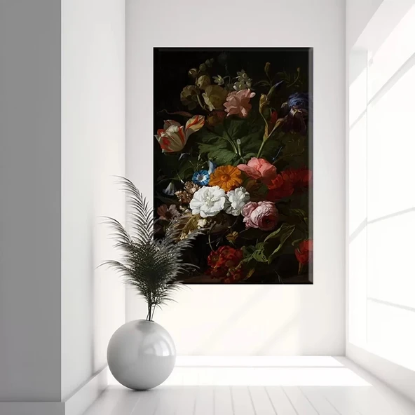 Gece Florası Kanvas Tablo ürün görseli