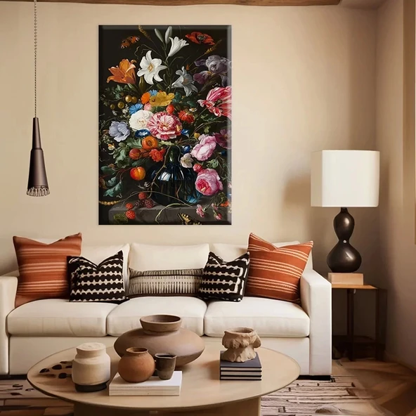 Gecenin Çiçekleri Kanvas Tablo - Resim 2