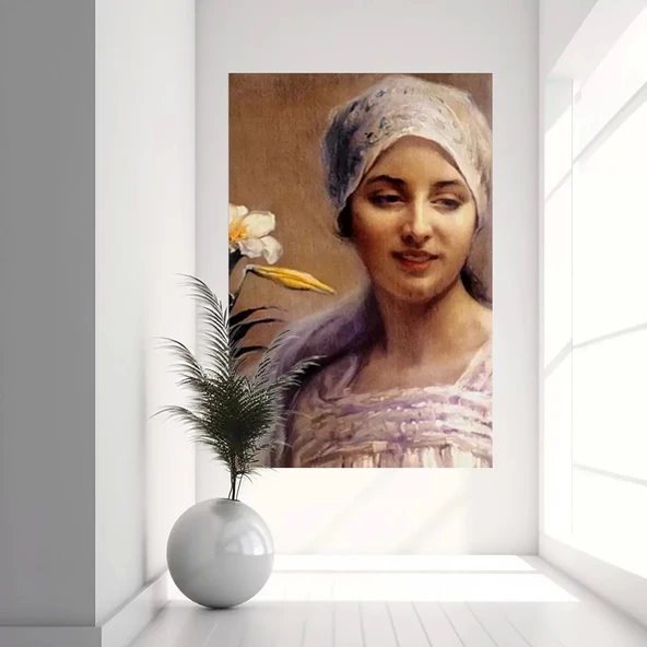 Mor Duygular Kanvas Tablo ürün görseli