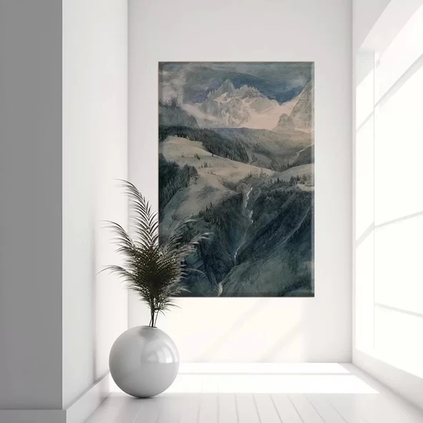 Dağların Mağrurluğu Kanvas Tablo ürün görseli