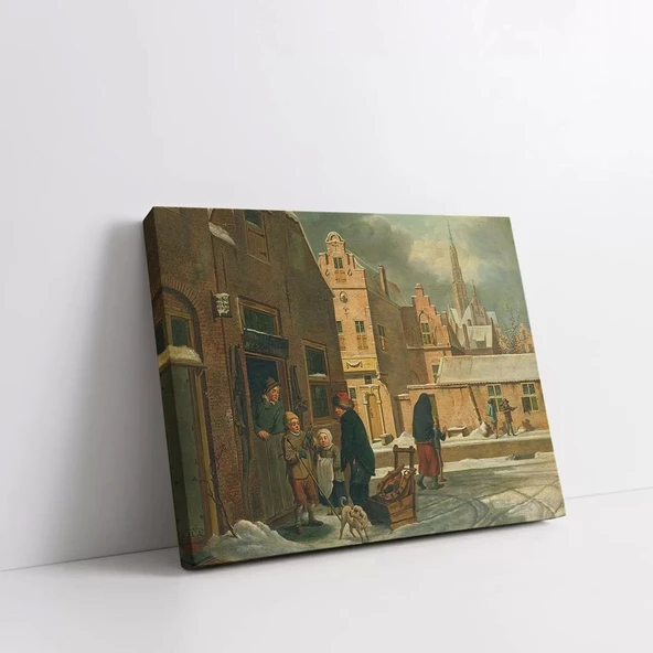 Eski Kent Sokakları Kanvas Tablo - Resim 3