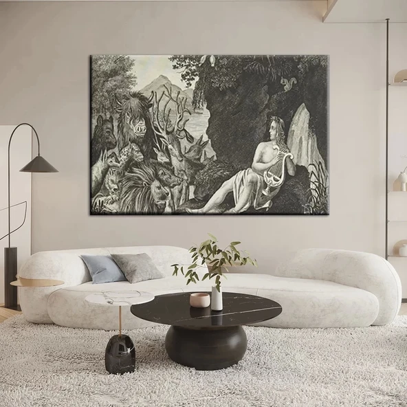Mitoloji Bahçesi Kanvas Tablo ürün görseli