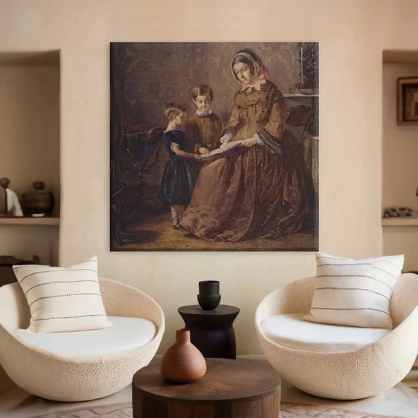 Sohbet Saati Kanvas Tablo - Resim 2