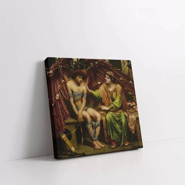 Antik Zamanlarda Dinlenme Kanvas Tablo - Resim 3