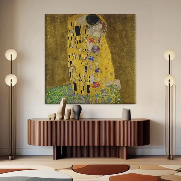 Öpücük Kanvas Tablo - Resim 2