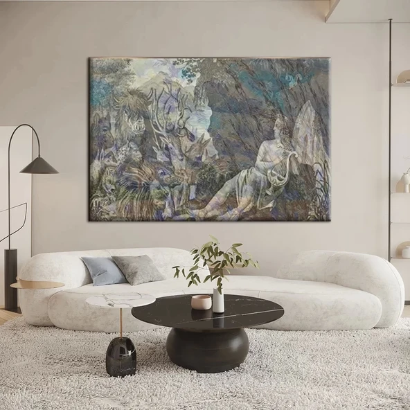 Dağların Hikayesi Kanvas Tablo ürün görseli