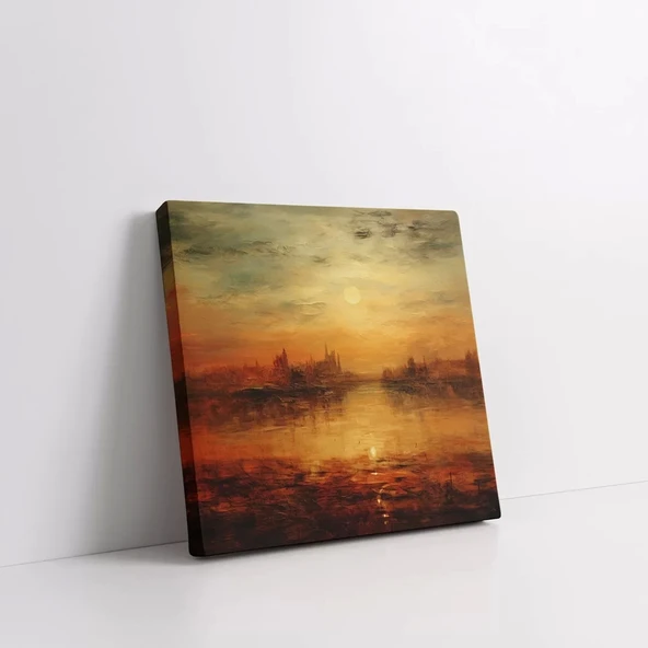 Alacakaranlık Sükuneti Kanvas Tablo - Resim 3