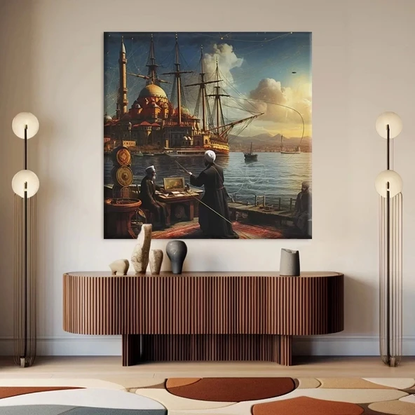 Gece Yarısı Konseri Kanvas Tablo - Resim 4