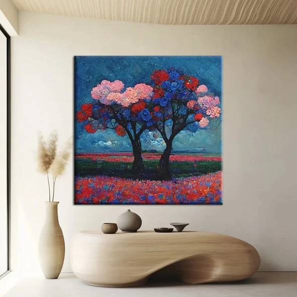 Bahar Çiçekleri Kanvas Tablo ürün görseli