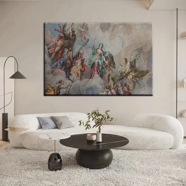 Mitolojik Çatışma Kanvas Tablo ürün görseli
