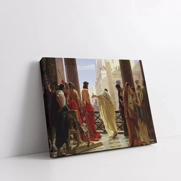 Antik Çağ Bilgeleri Kanvas Tablo - Resim 3