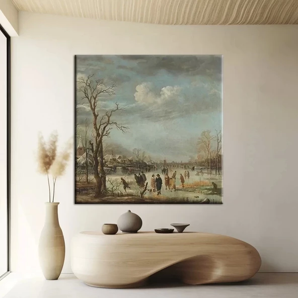 Kış Mevsimi Kanvas Tablo ürün görseli