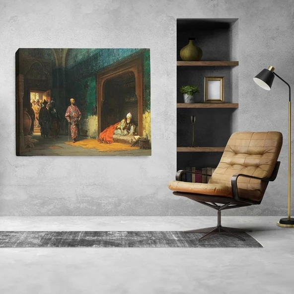 Timur ve Bayezid Kanvas Tablo - Resim 3