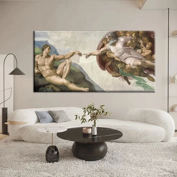 Adem'in Yaratılışı Kanvas Tablo ürün görseli