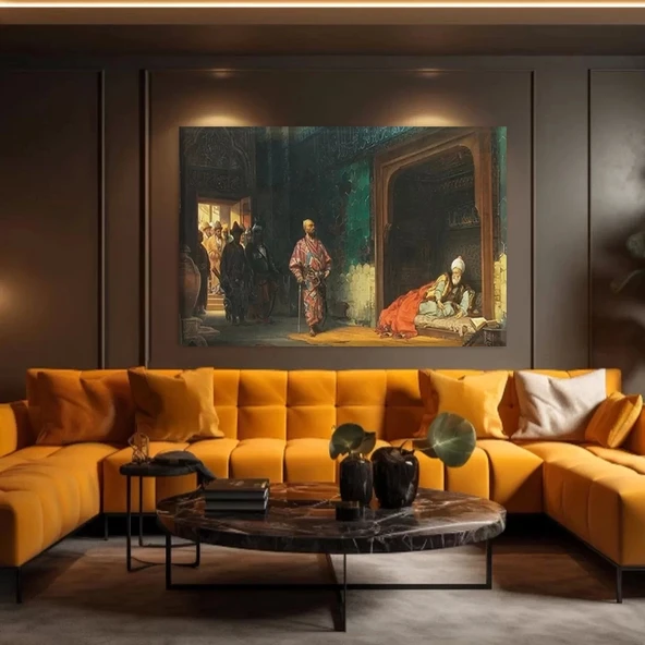 Timur ve Bayezid Kanvas Tablo - Resim 2