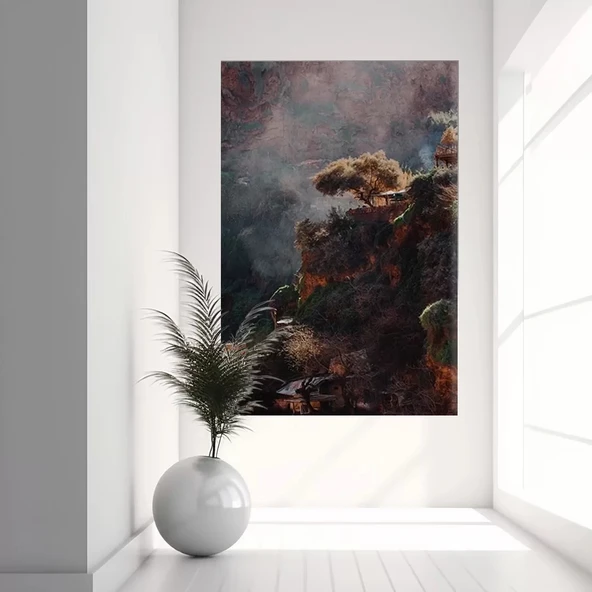 Uçurumun Kenarında Kanvas Tablo ürün görseli