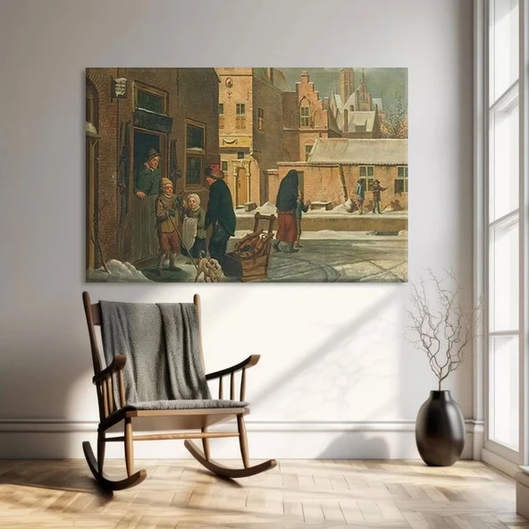 Eski Kent Sokakları Kanvas Tablo - Resim 2
