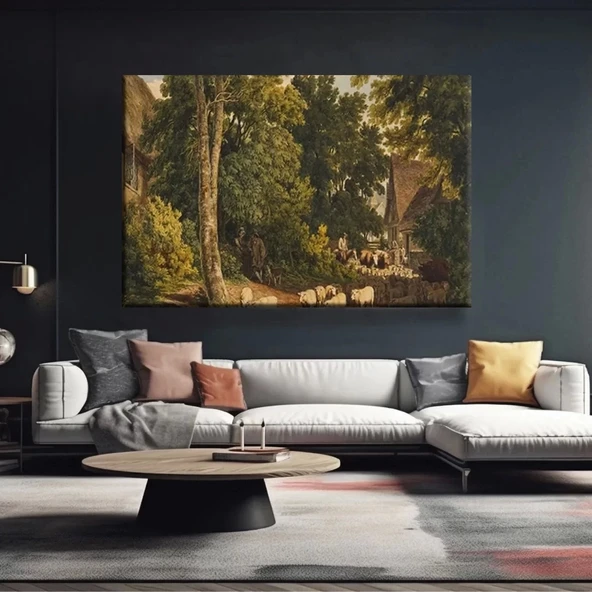 Ormanın Derinliği Kanvas Tablo - Resim 2