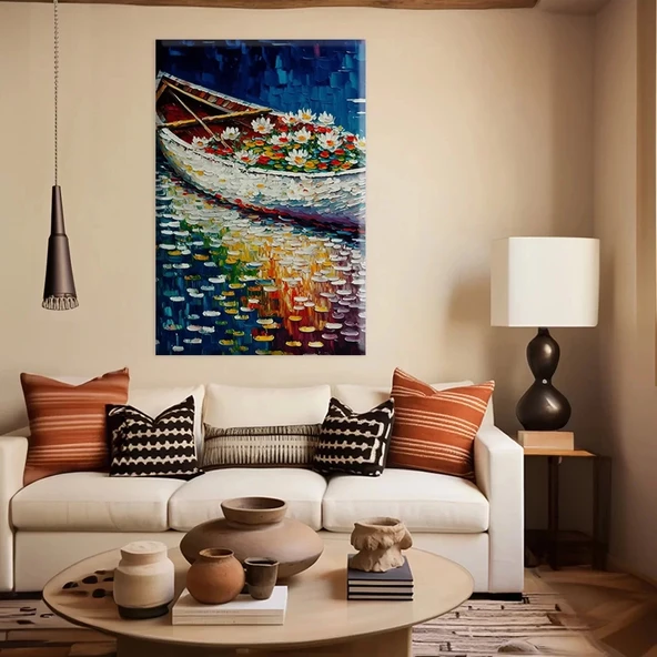 Renkli Yansımalar Kanvas Tablo - Resim 2