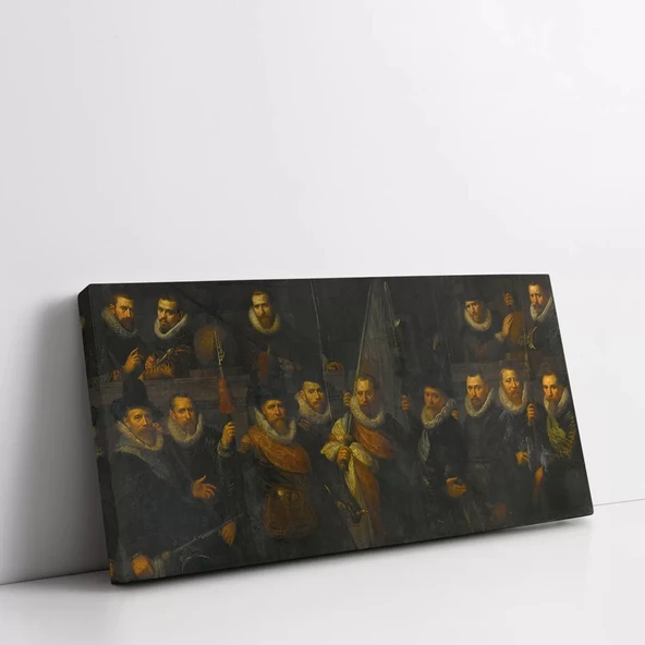 Klasik Dönem Portreleri Kanvas Tablo - Resim 3