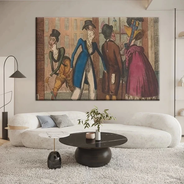 Sokaklardan Melodiler Kanvas Tablo ürün görseli