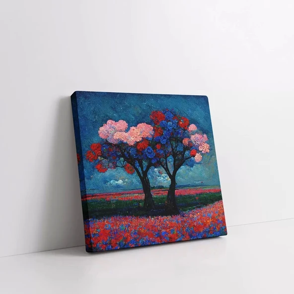 Bahar Çiçekleri Kanvas Tablo - Resim 3