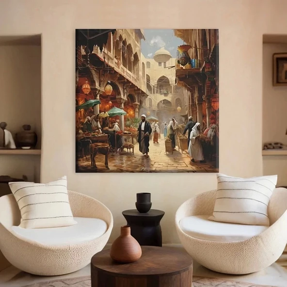 Eski Çarşı Kanvas Tablo - Resim 2