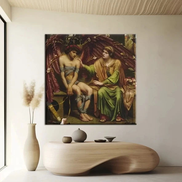 Antik Zamanlarda Dinlenme Kanvas Tablo ürün görseli