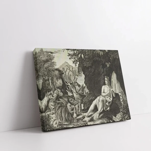 Mitoloji Bahçesi Kanvas Tablo - Resim 3