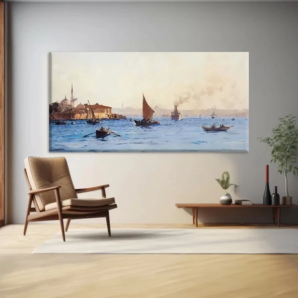 Gün Batımı Yelkenleri Kanvas Tablo - Resim 2