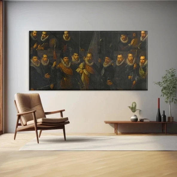 Klasik Dönem Portreleri Kanvas Tablo - Resim 2