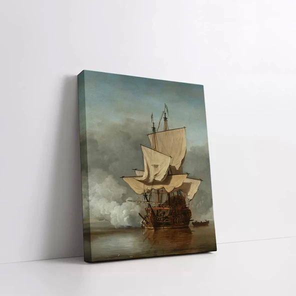 Yelkenli Gemiler Kanvas Tablo - Resim 3