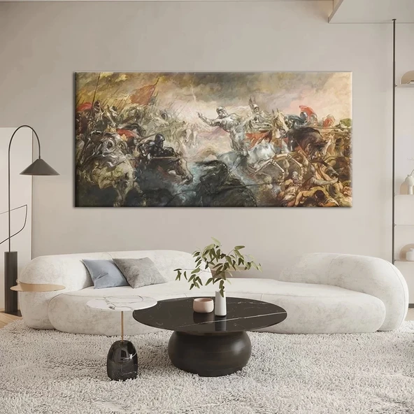Savaş Alanı Kanvas Tablo ürün görseli