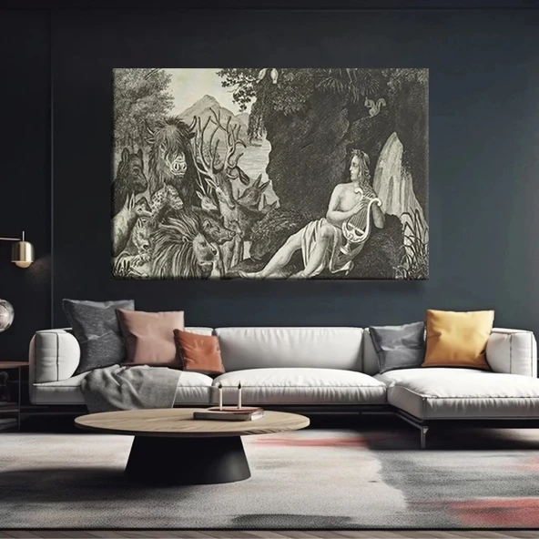 Mitoloji Bahçesi Kanvas Tablo - Resim 2