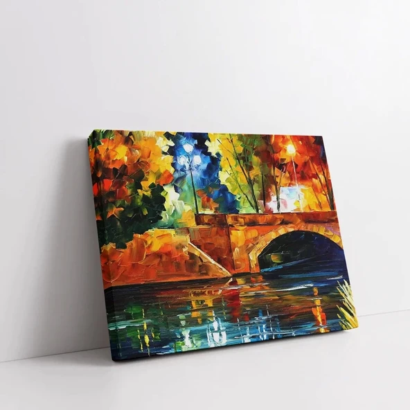 Sonbaharın Yansıması Kanvas Tablo - Resim 3
