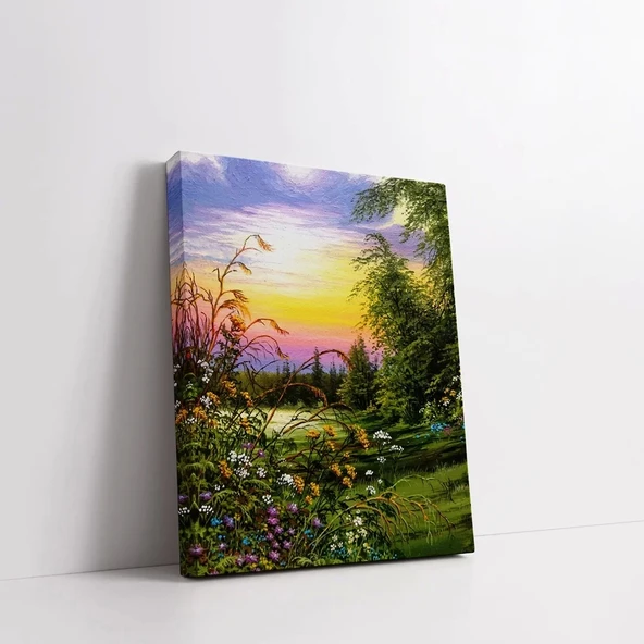 Sonbahar Parkı Kanvas Tablo - Resim 2