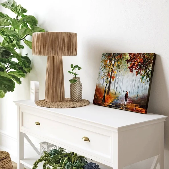 Yalnız Yürüyüş Kanvas Tablo - Resim 3