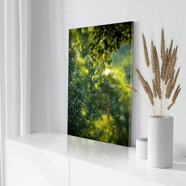 Yeşilin Dansı Kanvas Tablo - Resim 3