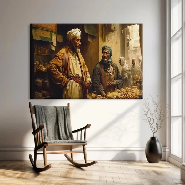 Gündelik Hikayeler Kanvas Tablo - Resim 2