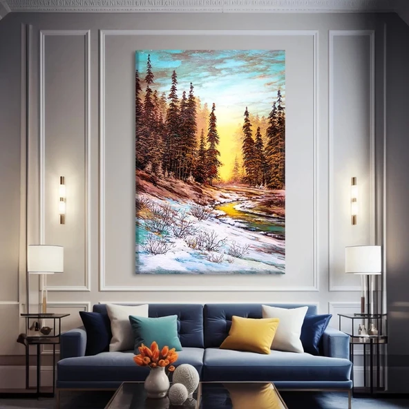 Renk Geçişleri Kanvas Tablo ürün görseli