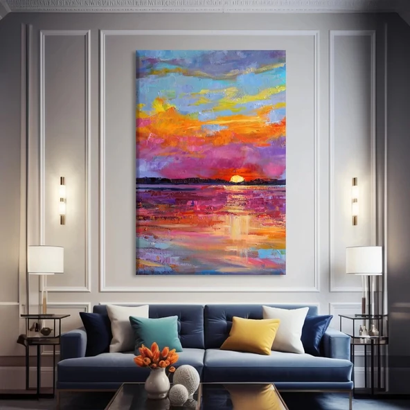 Günbatımı Senfonisi Kanvas Tablo ürün görseli